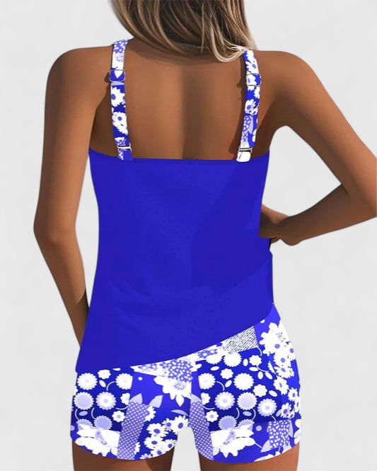 Emily | Women’s Floral Print Tankini Swimsuit
