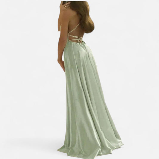 Katherine | Women Wedding Guest Dress Slit Maxi Dress