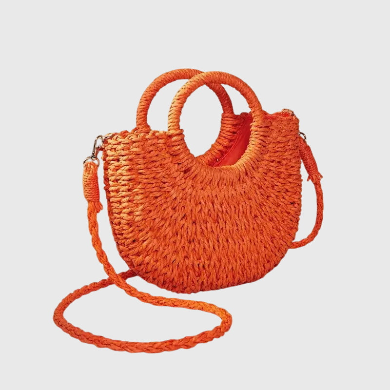 Laura | Women’s Summer Natural Woven Handbag