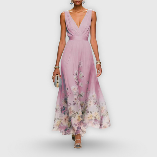 Scarlett | Women Elegant Floral Maxi Dress