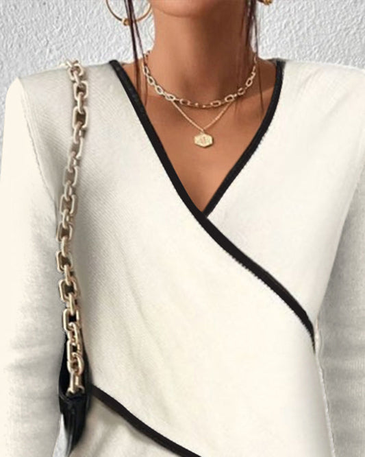 Lauren | Women V Neck Wrap Style Sweater