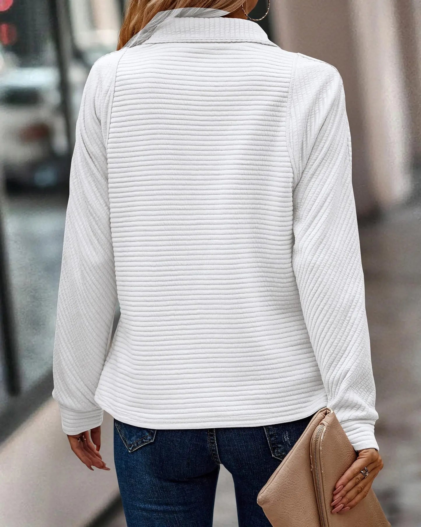 Jasmine | Women Spring Half Zip Sweater