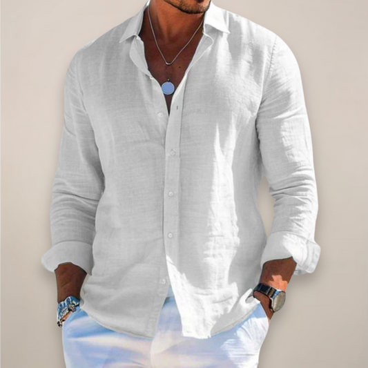 Benjamin | Men’s Casual Long Sleeve Button Up Shirt