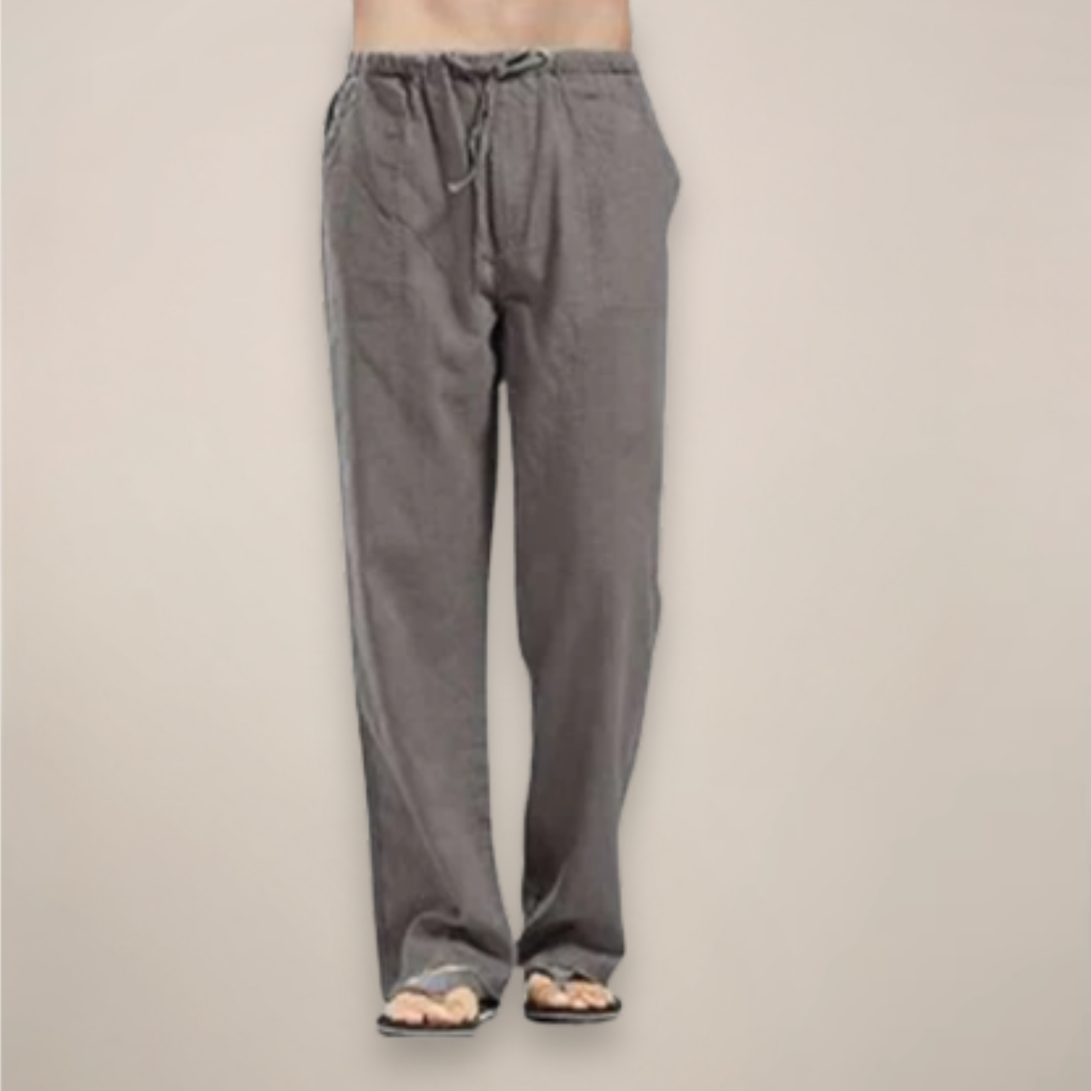 David | Men’s Relaxed Fit Drawstring Pants Casual