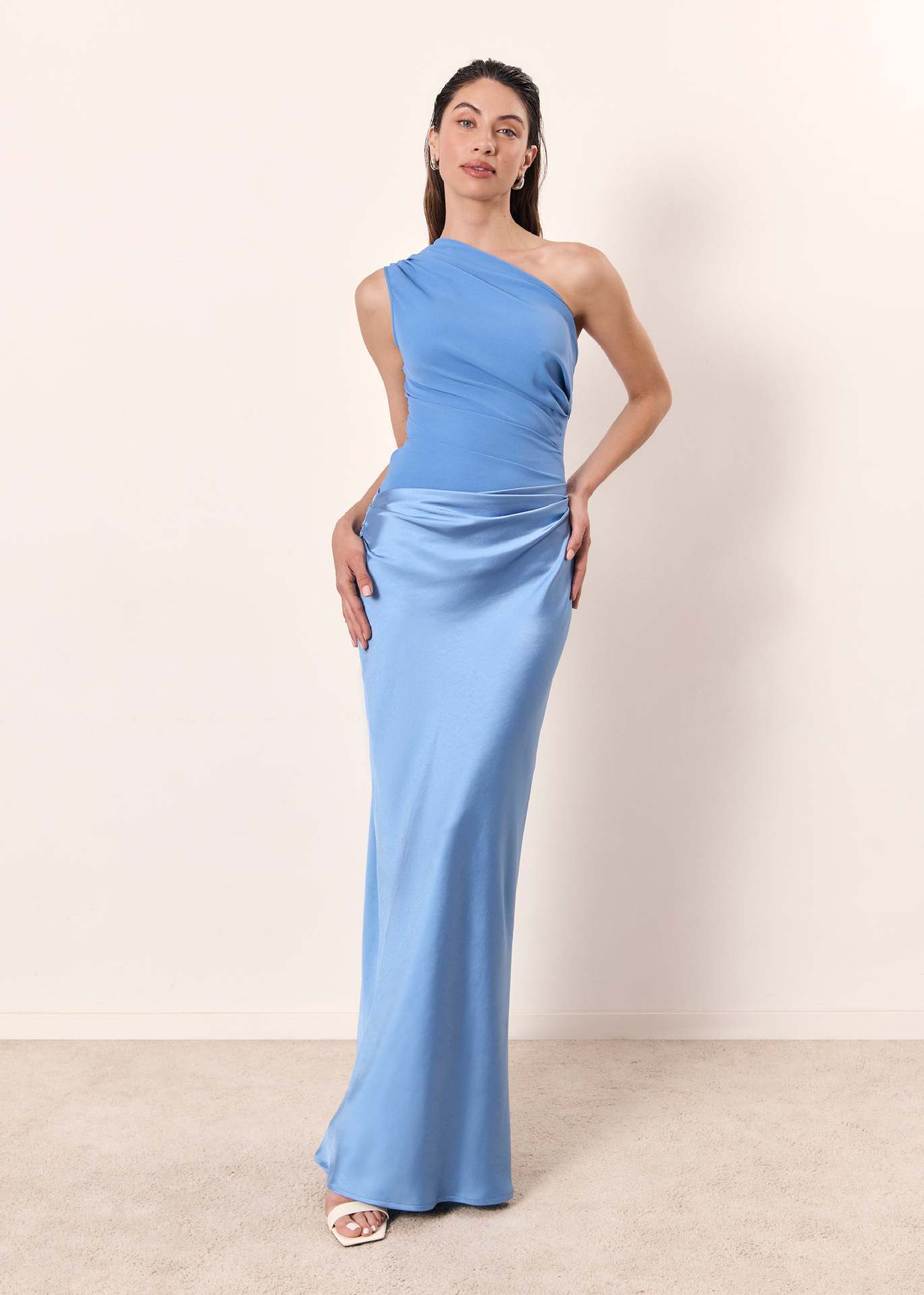 Kimberly | Women Wedding Guest Dress One-Shoulder Evening Dress