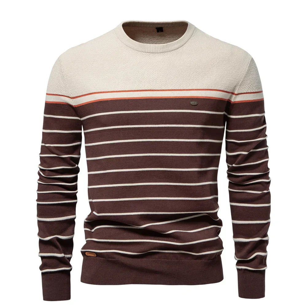 Patrick | Men Classic Striped Pullover Sweater