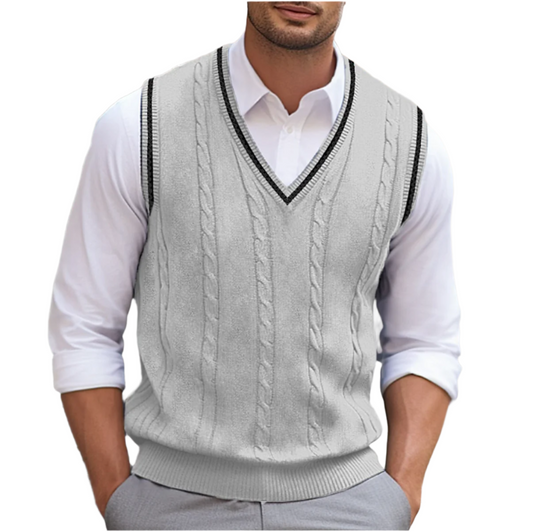 Martin | Men V Neck Sleeveless Sweater Vest