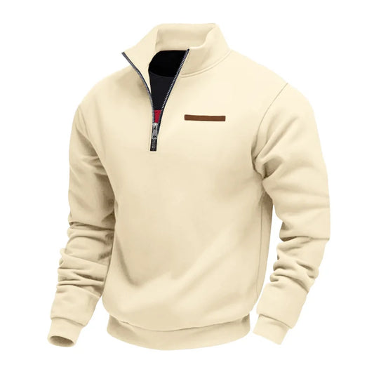 Joseph | Men Casual Quarter-Zip Sweatshirt