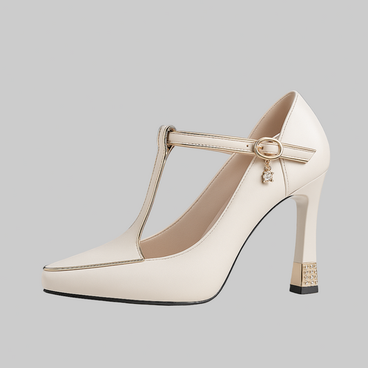 Eloise | Women Orthopedic T-Strap Heels
