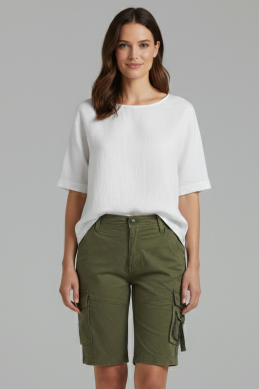 Naomi | Women’s Utility Pocket Cargo Shorts