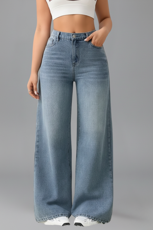 Victoria | Women’s High-Rise Wide-Leg Denim Jeans