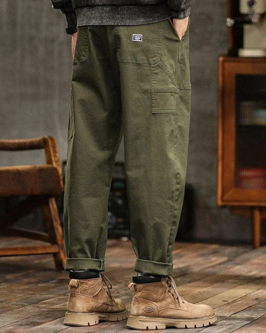 Brandon | Men Vintage Straight-Leg Cargo Pants