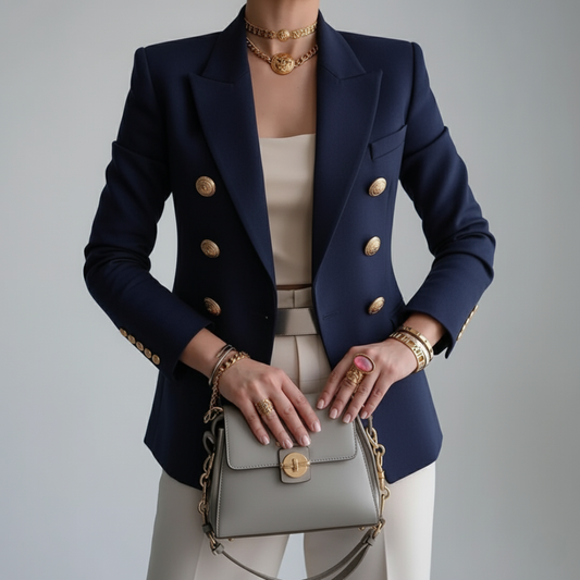 Ella | Women Tailored Double-Button Blazer