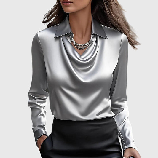 Ruby | Women Elegant Satin Blouse
