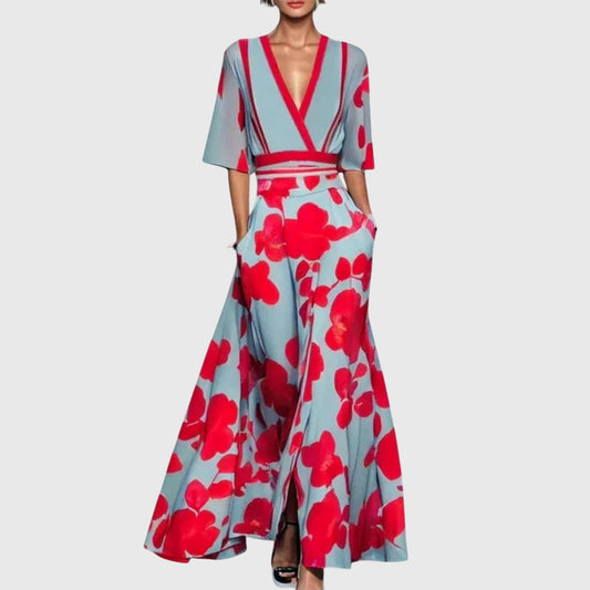 Alice | Women Elegant Floral Maxi Dress