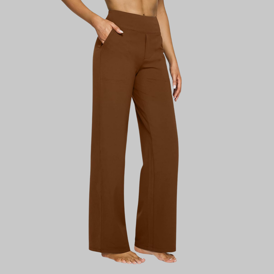 Jessica | Women Elegant High Waisted Wide-Leg Pants
