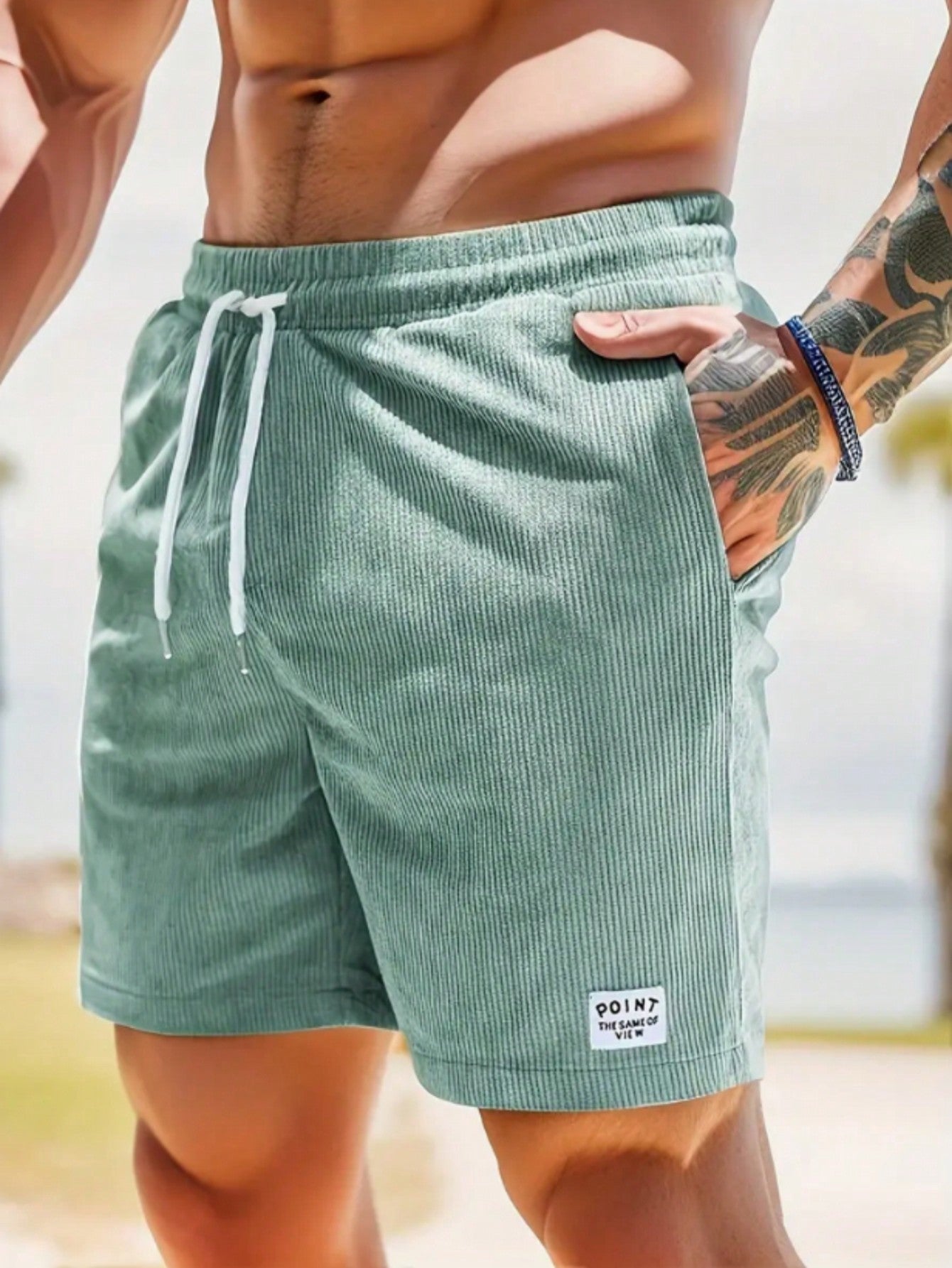 Edward | Men Relaxed Fit Casual Drawstring Shorts
