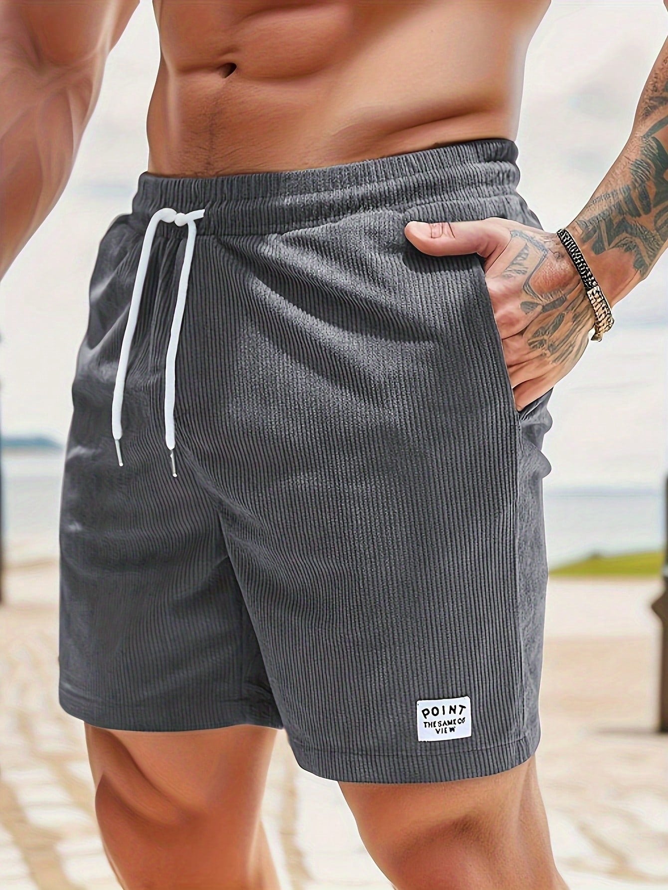 Edward | Men Relaxed Fit Casual Drawstring Shorts