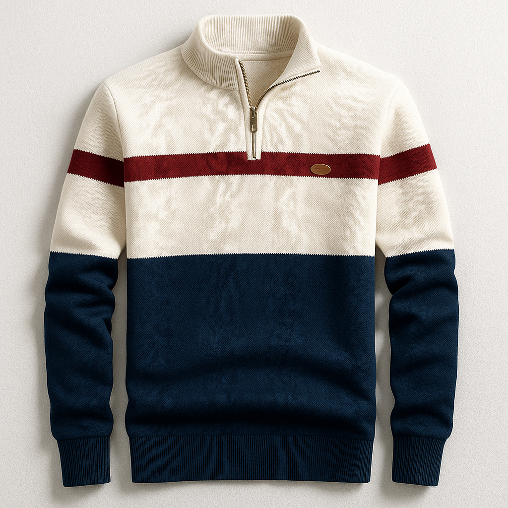 Jacob | Men Heritage Quarter-Zip Sweatshirt