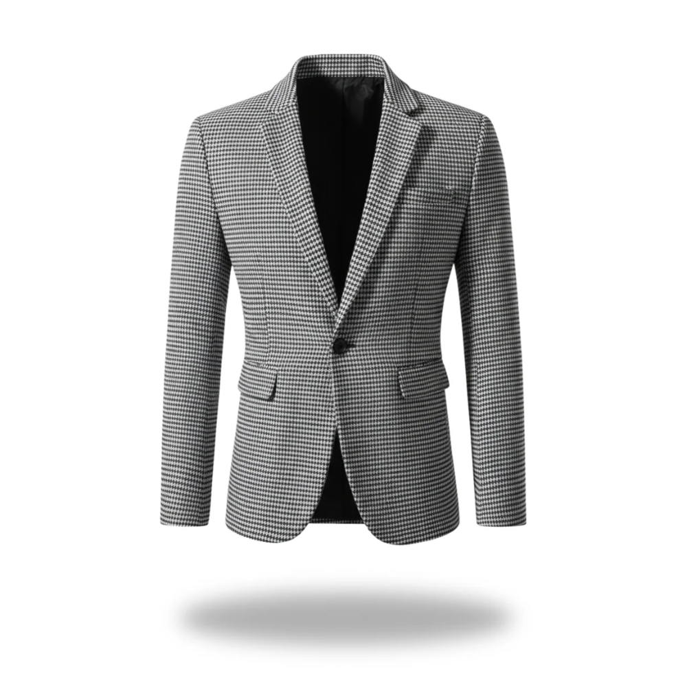 Richard | Men Refined Checked Tailored Blazer