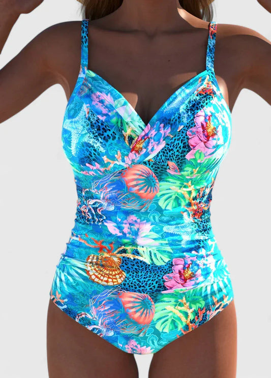 Claire | Women’s Luxury Printed Beach Swimsuit