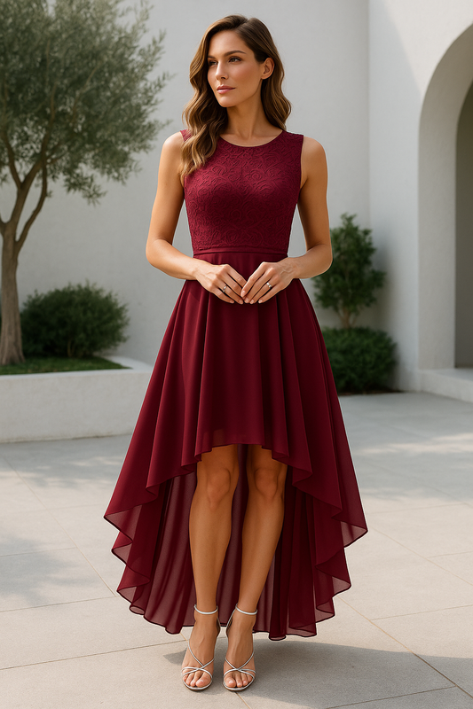 Catherine | Women Wedding Guest High Low Dress