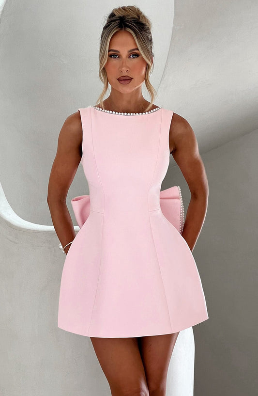 Jacklyn | Women's Wedding Guest Structured Mini Dress