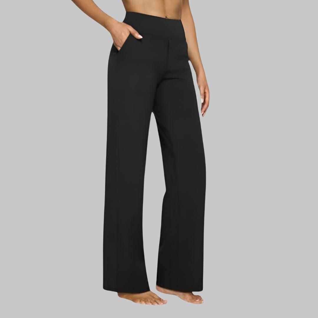 Jessica | Women Elegant High Waisted Wide-Leg Pants