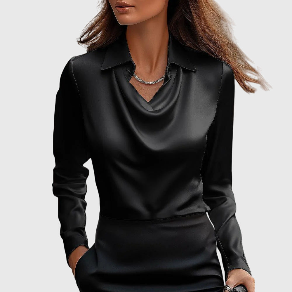Ruby | Women Elegant Satin Blouse