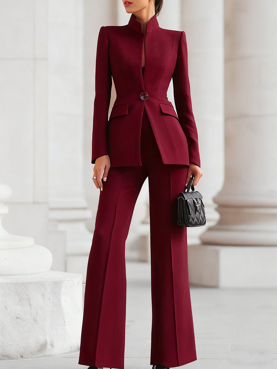 Margaret | Women Elegant Blazer & Trouser Suit Set