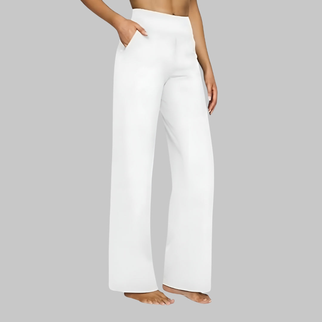 Jessica | Women Elegant High Waisted Wide-Leg Pants