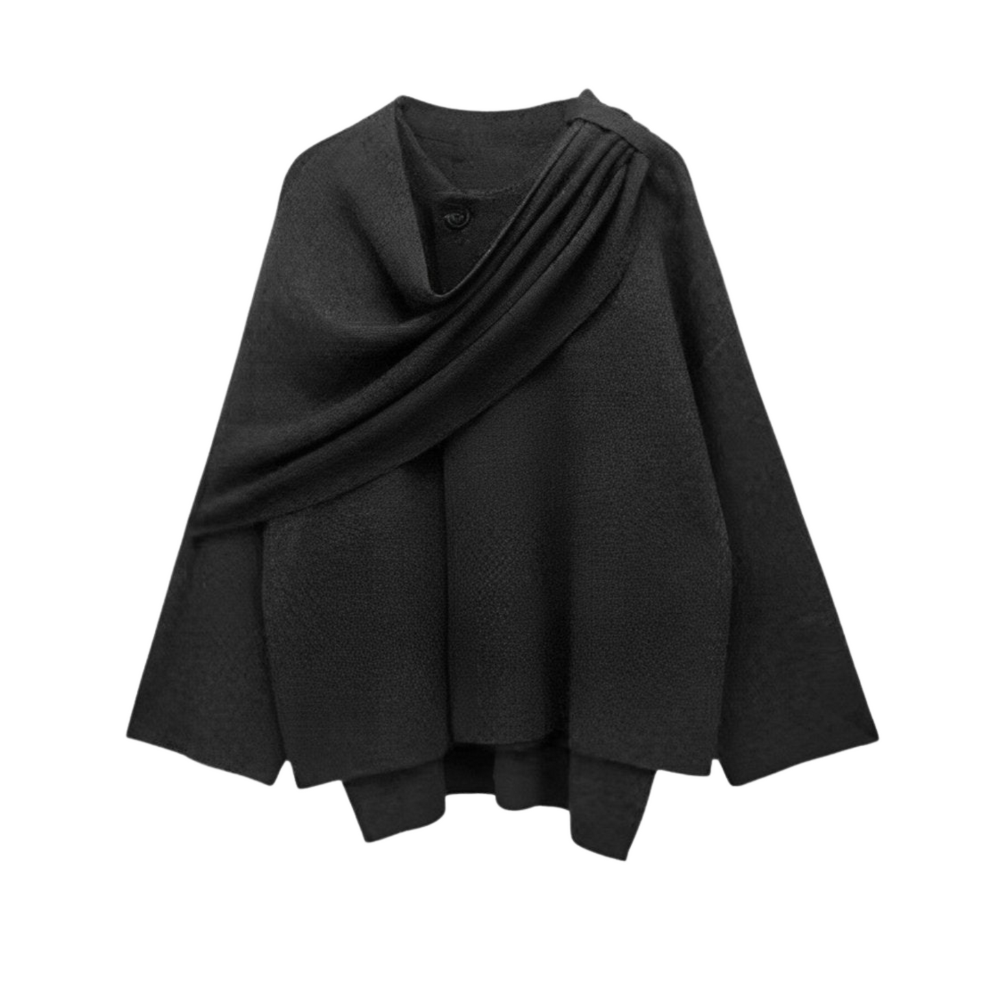 Anna | Women Elegant Draped Cape Coat