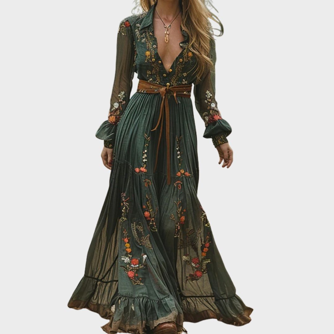 Elizabeth | Women Romantic Boho Maxi Dress