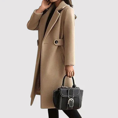 Katie | Women Classic Belted Long Coat