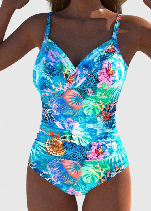 Claire | Women’s Luxury Printed Beach Swimsuit
