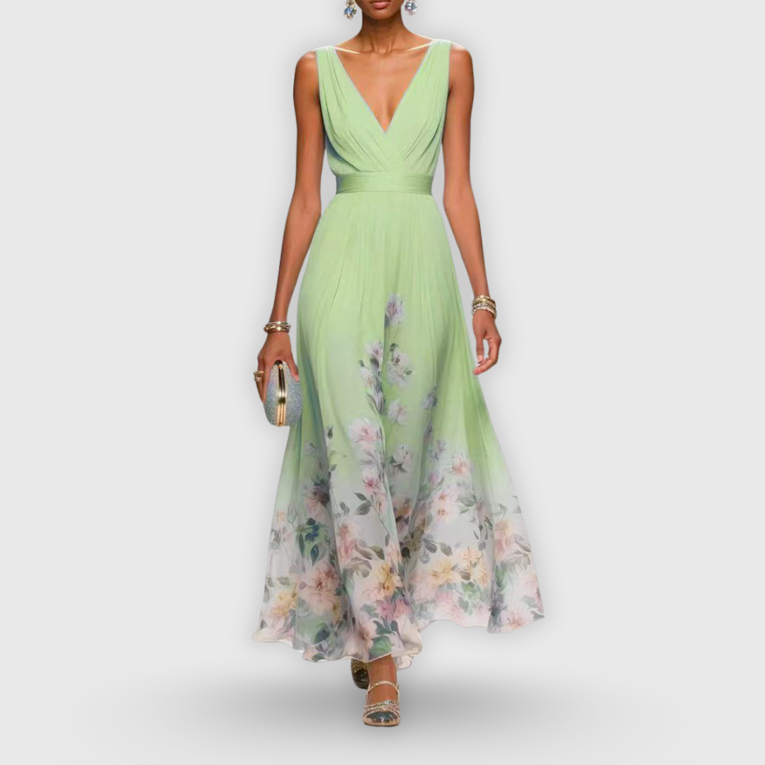 Scarlett | Women Elegant Floral Maxi Dress