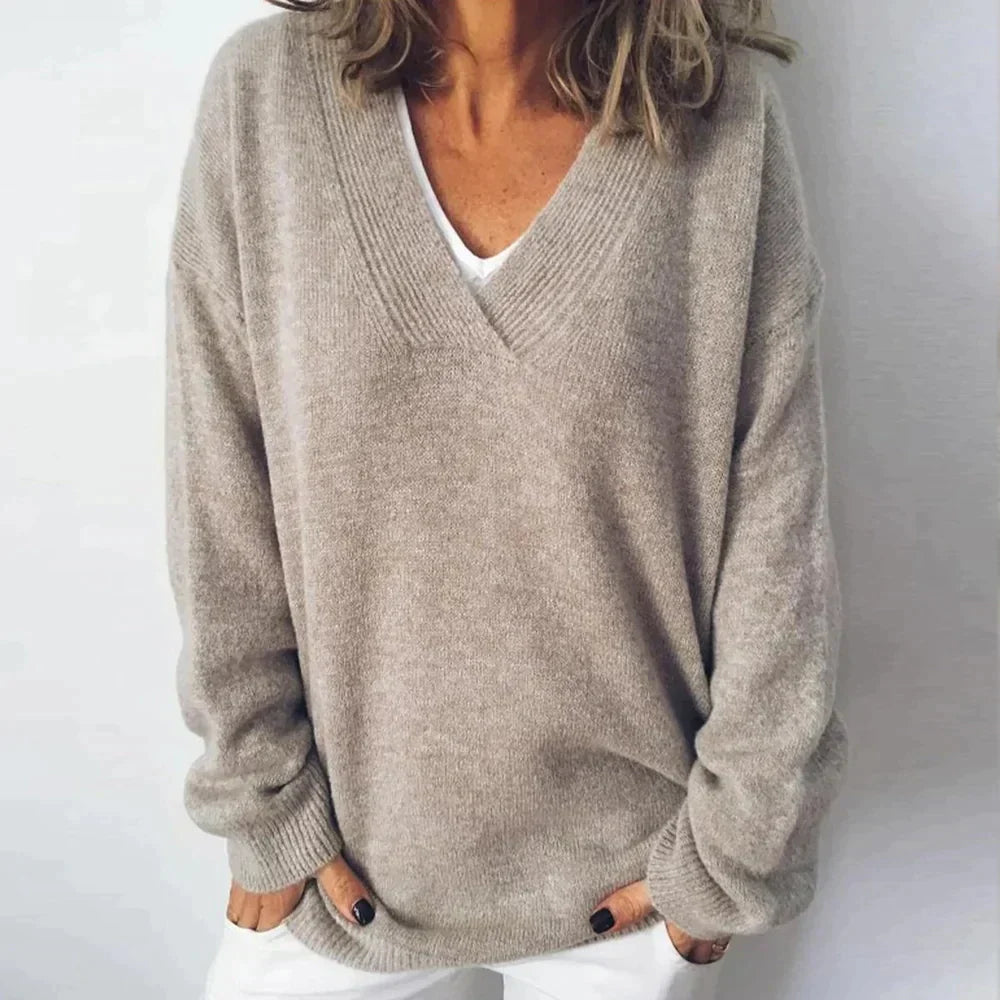 Florence | Women Spring V Neck Sweater