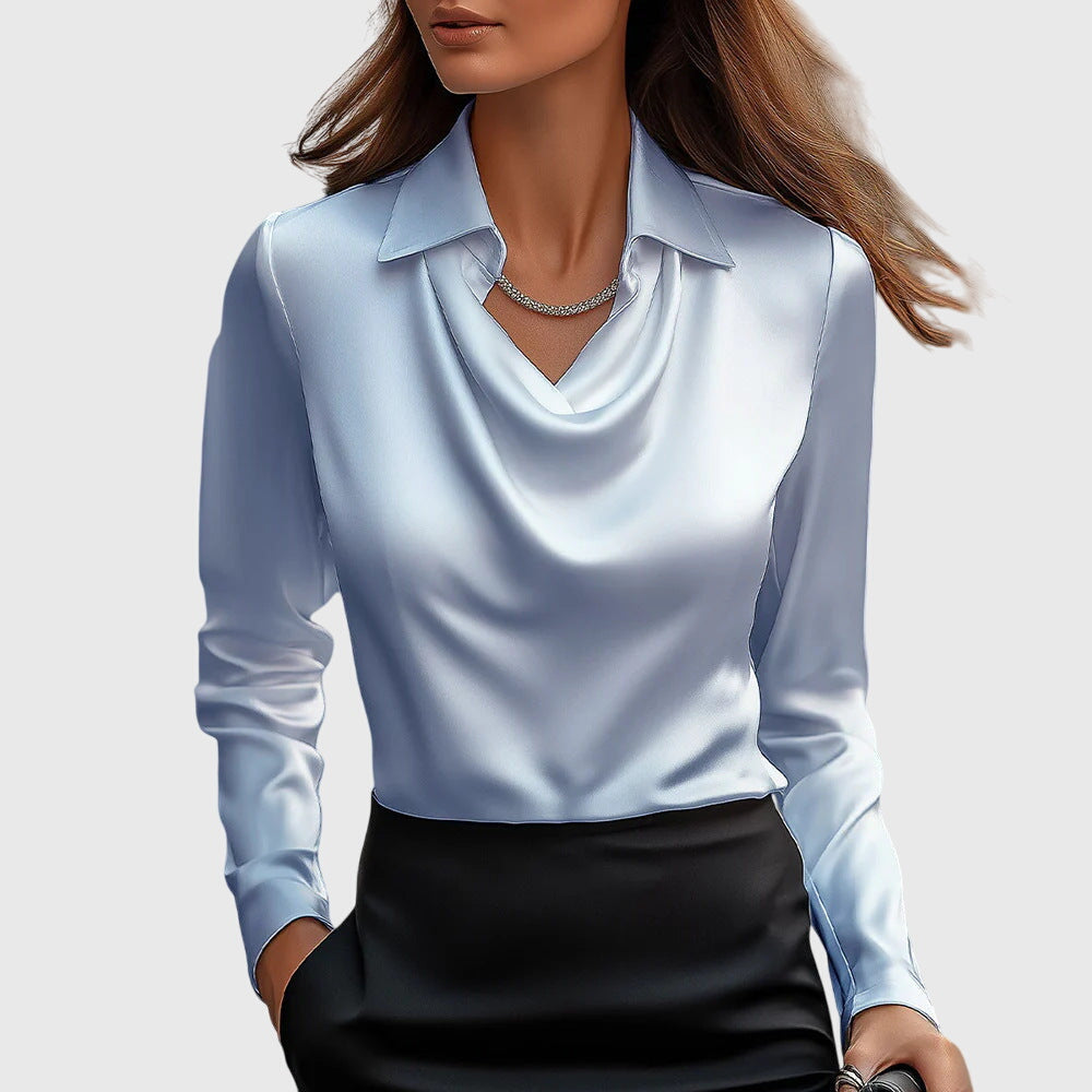 Ruby | Women Elegant Satin Blouse