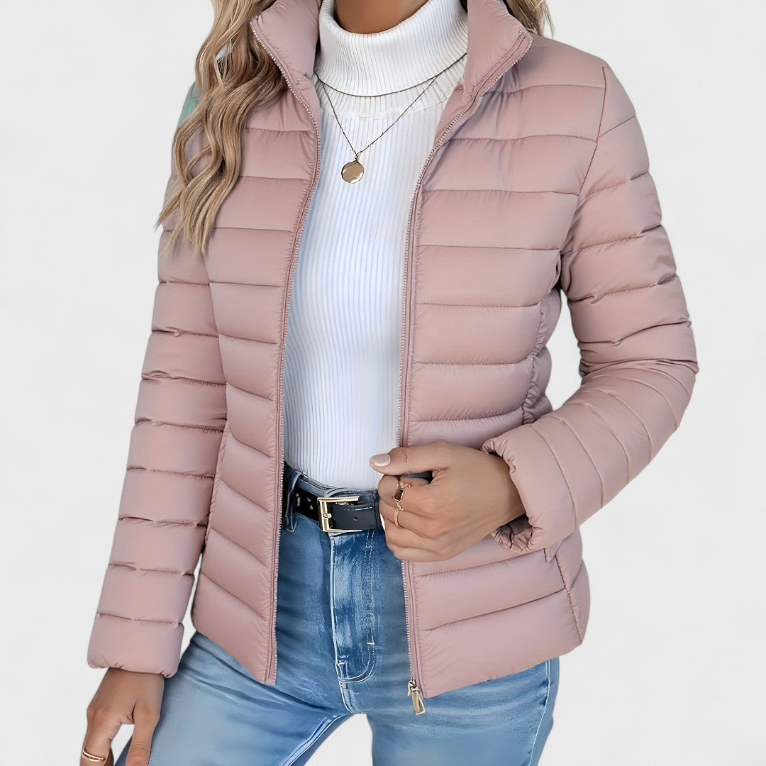 Elsie | Women Elegant High Collar Puffer Jacket