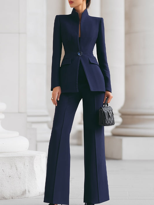 Clara | Women Elegant Blazer Trouser Suit Set