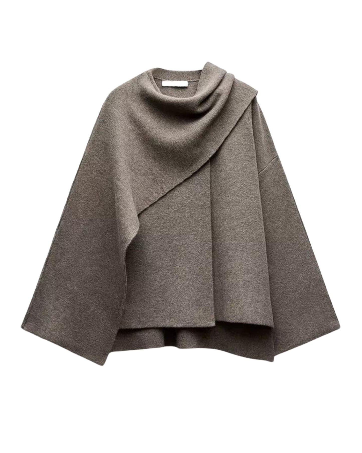 Anna | Women Elegant Draped Cape Coat