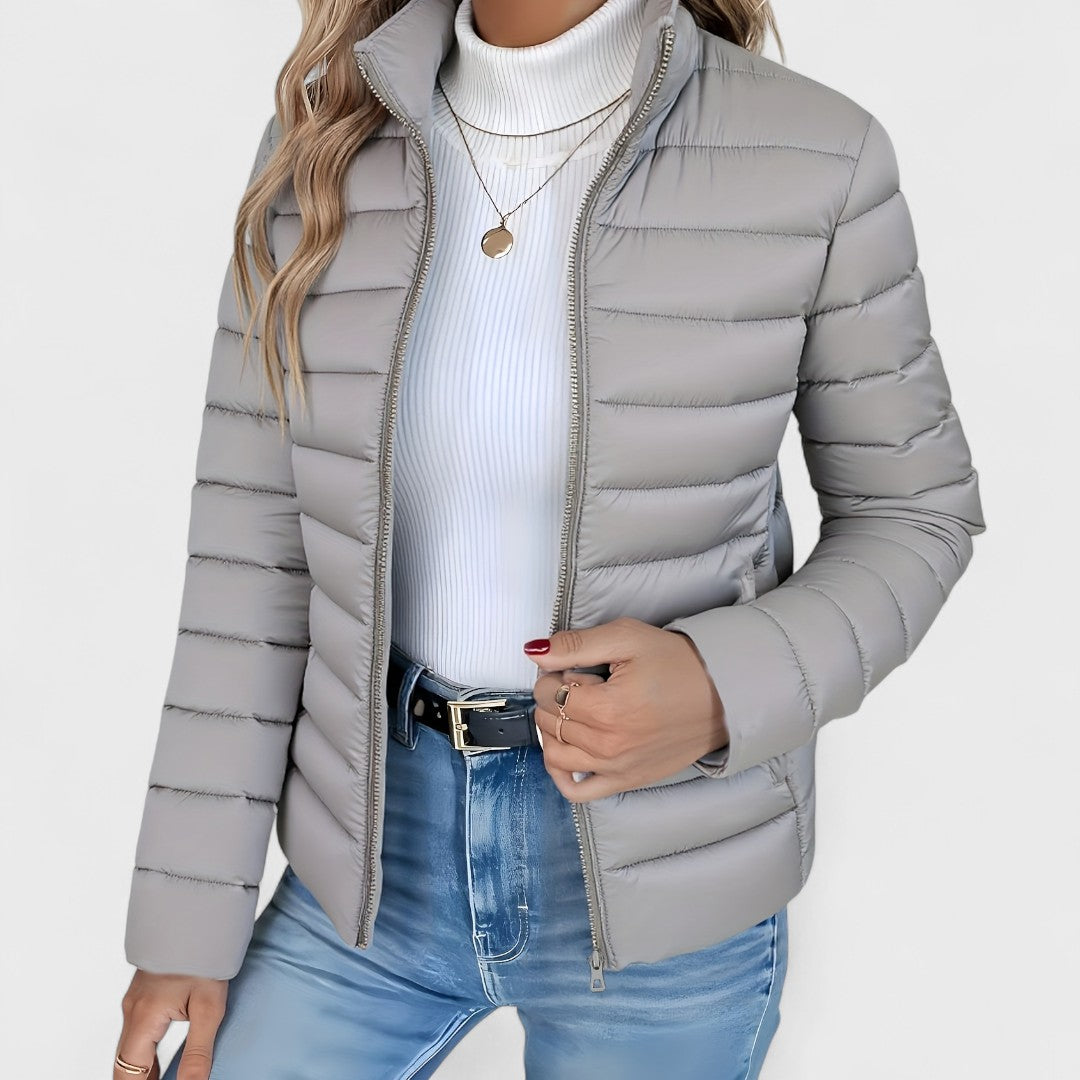 Elsie | Women Elegant High Collar Puffer Jacket