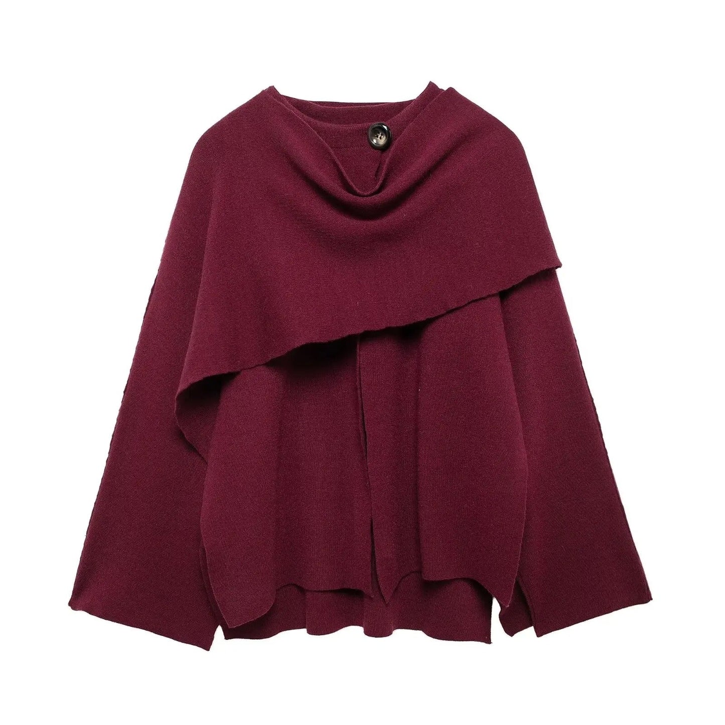 Anna | Women Elegant Draped Cape Coat