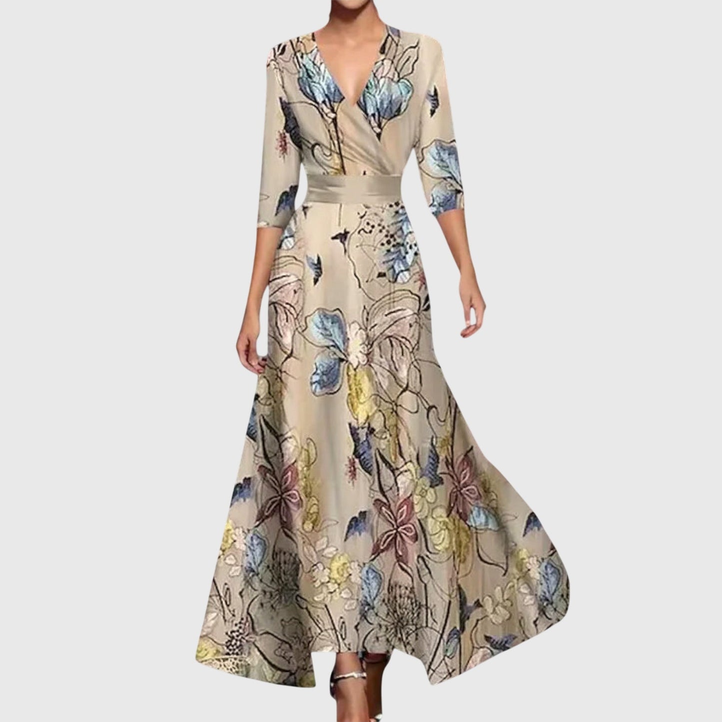Alice | Women Elegant Floral Maxi Dress