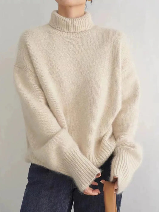 Emma | Women High Neck Relaxed Fit Sweater