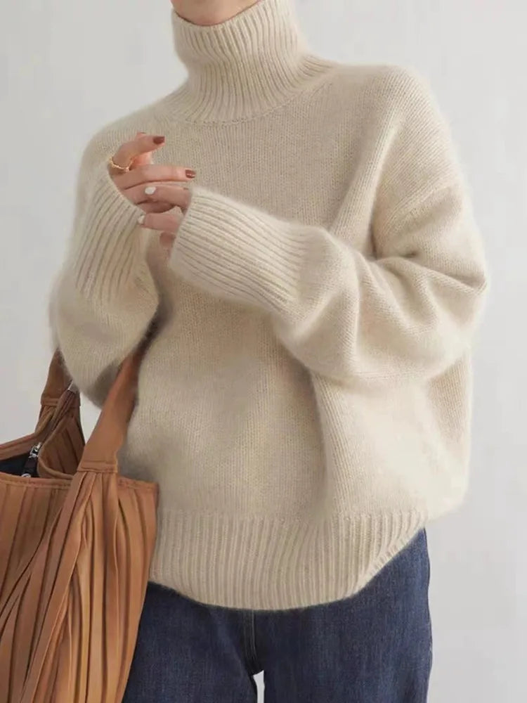 Emma | Women High Neck Relaxed Fit Sweater