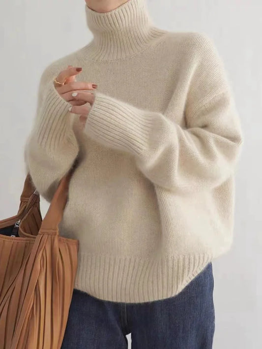 Emma | Women High Neck Relaxed Fit Sweater