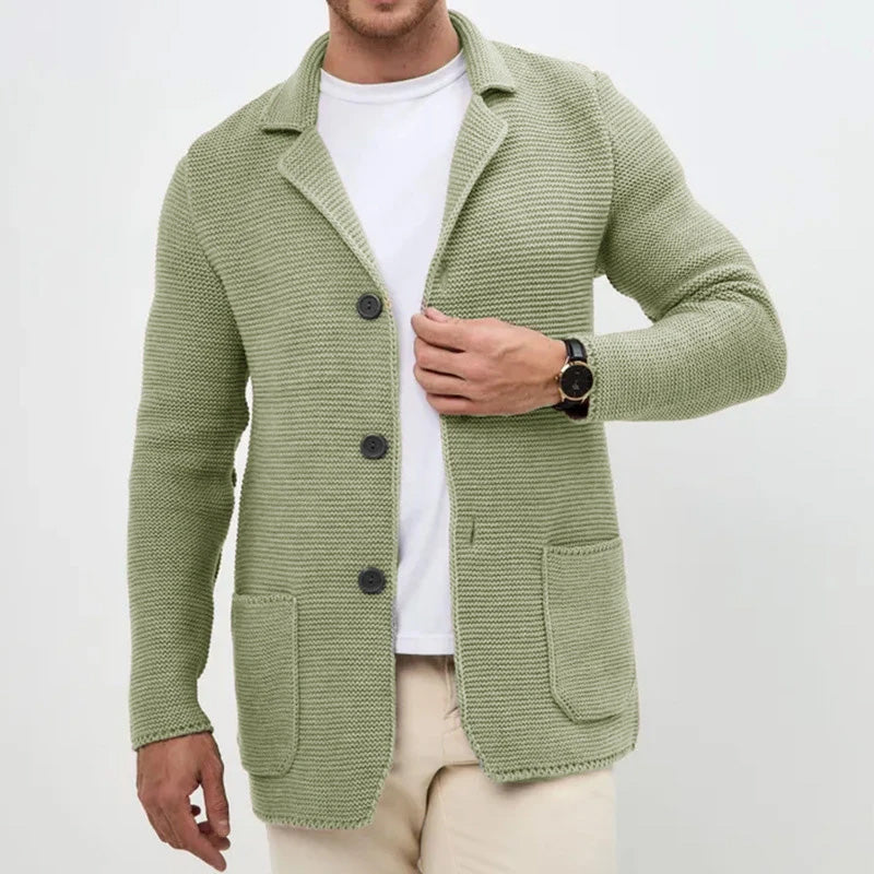 John | Men Classic Button Knit Cardigan