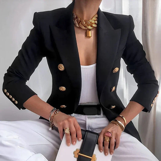 Faith | Women Classic Double-Breasted Blazer