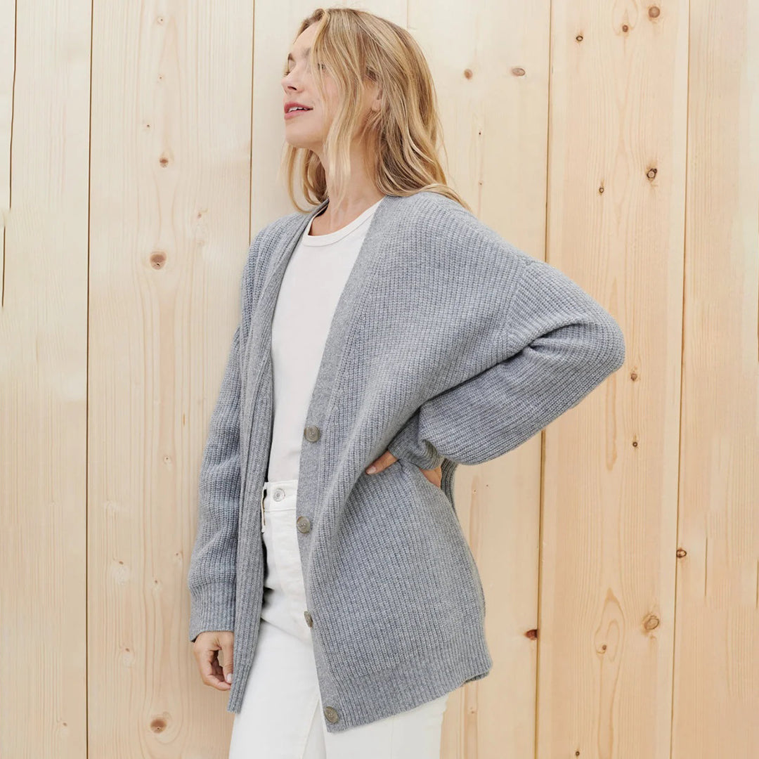 Julia | Women Classic Knit Button Cardigan